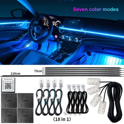 RGB Interior Light Kit Pro – 64 Color Ambient System