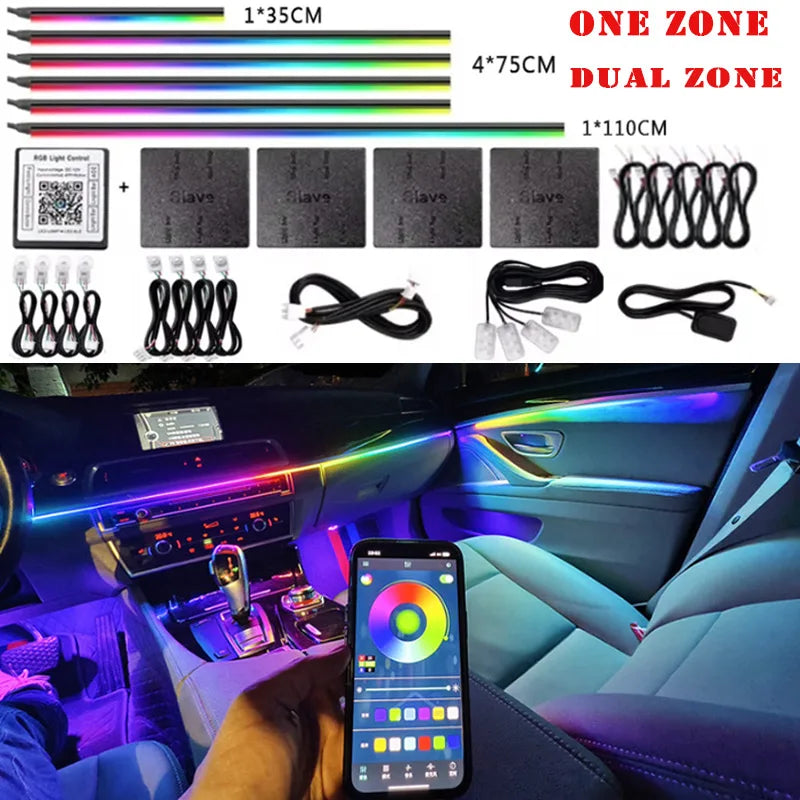 RGB Interior Light Kit Pro – 64 Color Ambient System
