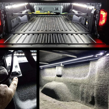12V Waterproof LED Pickup Truck Cargo Bed Strip Light Bar Kit