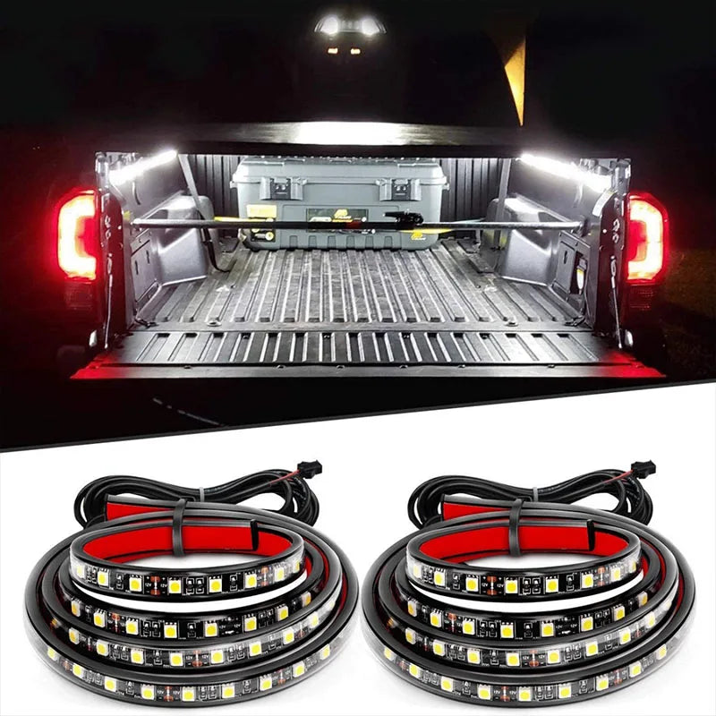 12V Waterproof LED Pickup Truck Cargo Bed Strip Light Bar Kit
