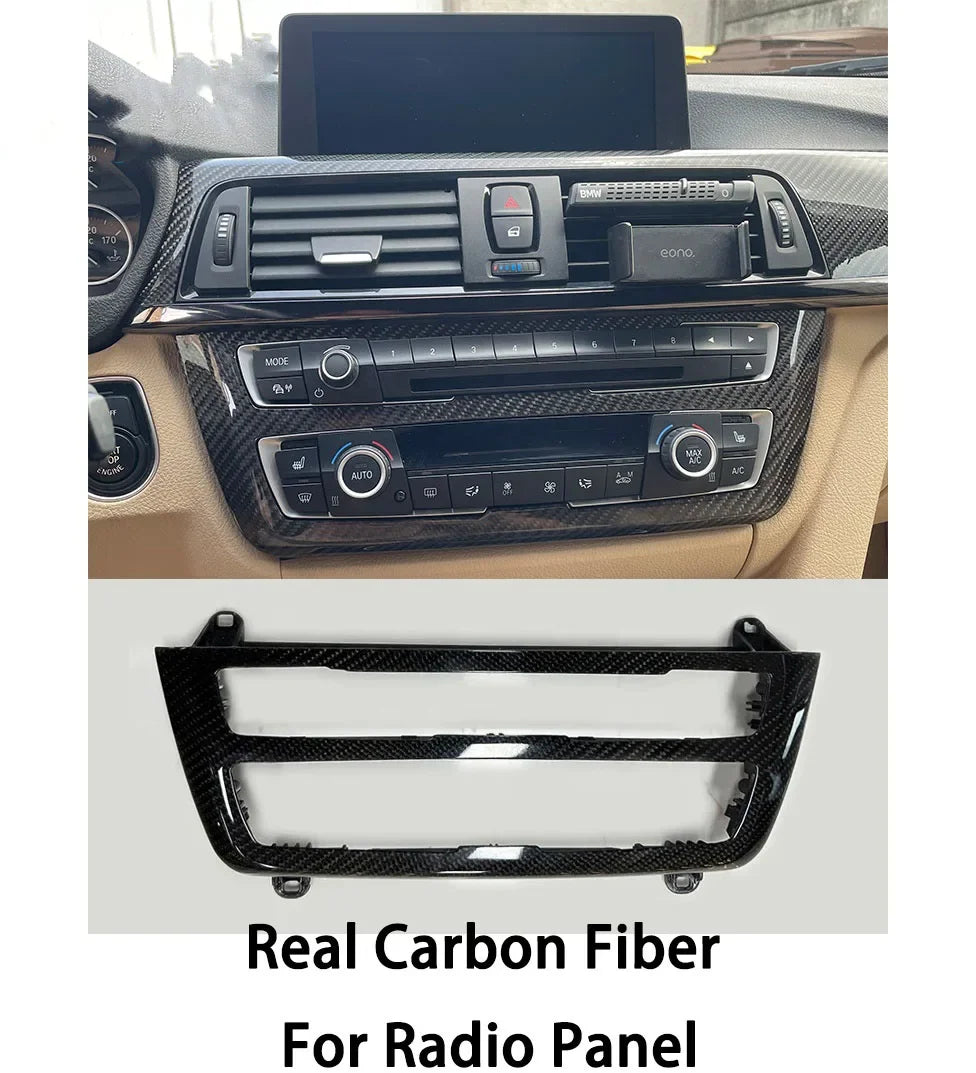 For BMW 3 Series 4 Series F30 F32 F32 F33 F34 F36 2Color Center Console AC Panel Ambient Light Radio Trim LED Dashboard Light