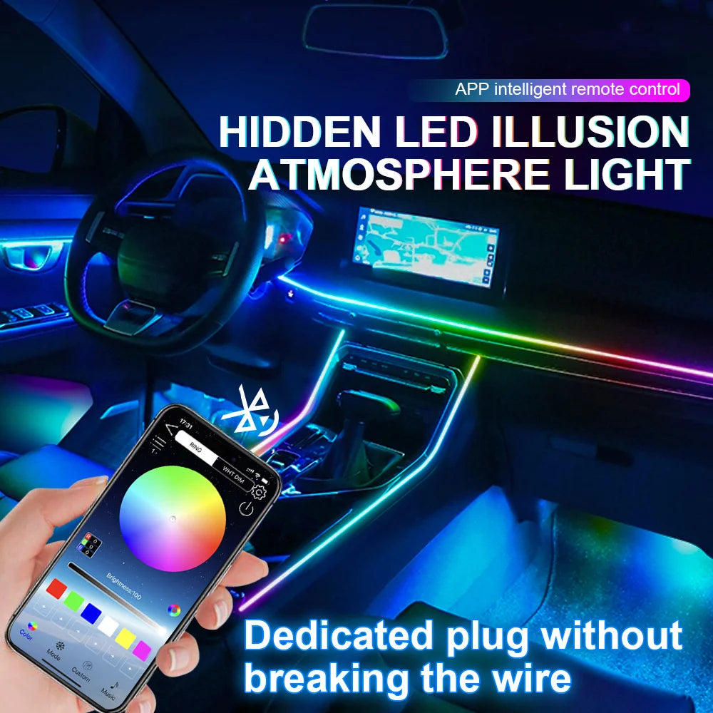 RGB Interior Light Kit Pro – 64 Color Ambient System