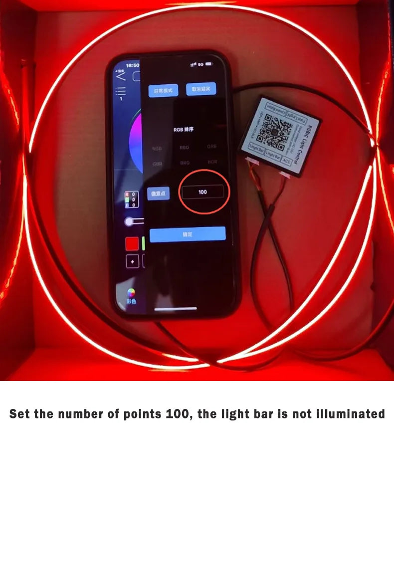 RGB Interior Light Kit Pro – 64 Color Ambient System